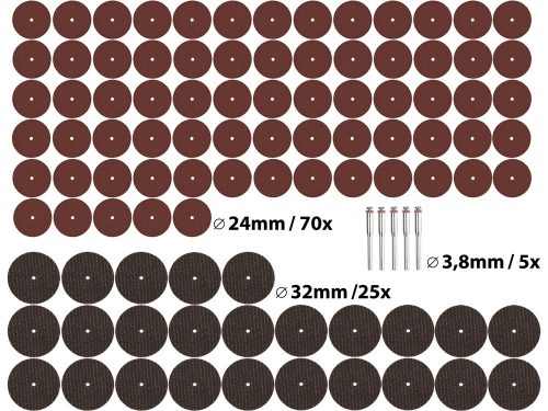 EXTOL CRAFT mini vágó- és daraboló klt. 3,2 mm befogás, 100 db, 2 féle vágófej