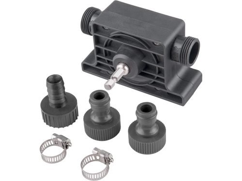 EXTOL CRAFT fúrógéppel hajtható mechanikus szivattyú, tiszta (de NEM ivó-) vízhez