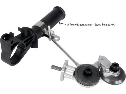 EXTOL CRAFT adapter klt. fúrógéphez, lemezvágó fej, 1/4" hatszög befogás