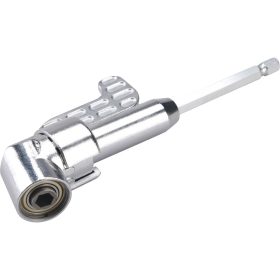   EXTOL CRAFT hosszabbító szár BIT-ekhez, L-alakú (105°) 1/4"×140 mm; mágneses (sarokcsavarozó adapter)