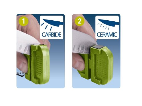 EXTOL PREMIUM késélező, mini, keményfém és kerámia betét, acél pengékhez