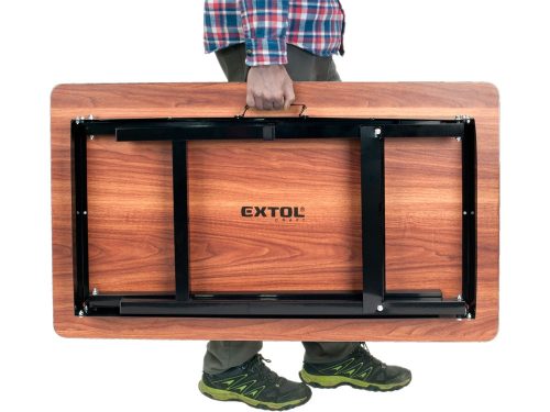 Extol Craft munkapad-munkaasztal összecsukható; 800 mm, max. terhelés: 100kg, fém váz, MDF asztallap