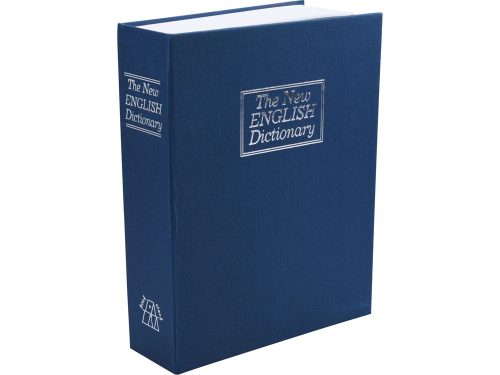 EXTOL CRAFT  pénzkazetta, könyv típusú, 2db kulccsal, változó színekben, festett acél, műanyag/papír borítás ; 265×205×65mm