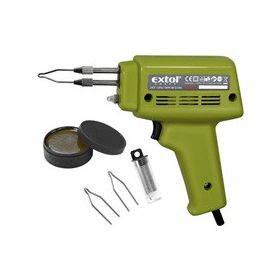 EXTOL CRAFT forrasztópisztoly kofferban, 230V~50 Hz, 100W
