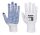 Portwest A110 - Nylon kesztyű PVC pontozott, fehér