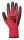 Portwest A174 - Flex Grip Latex Glove kesztyű, piros/fekete