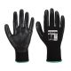 Portwest A320 - Nylon nitrilhab tenyérmártott kesztyű, fekete