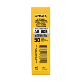   OLFA AB-50S - 9mm-es standard tördelhető rozsdamentes penge