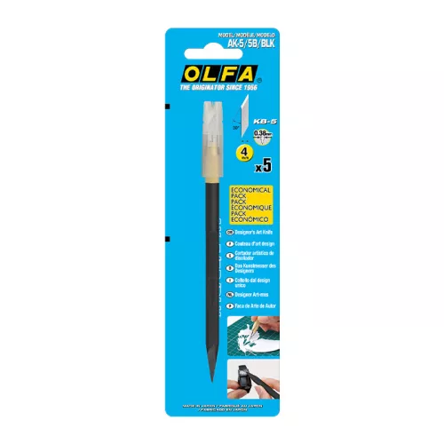 OLFA AK-5/5B - Dekor és hobby kés, fekete