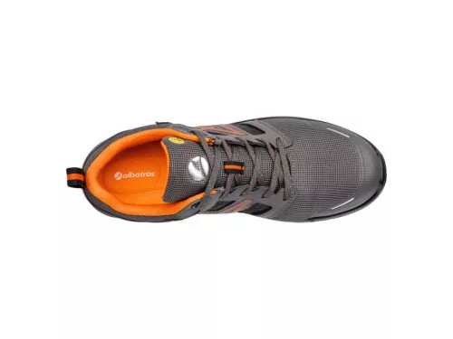 Albatros AIRFLOW Grey Orange Low S1PL ESD FO SR munkavédelmi cipő