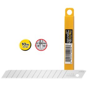   OLFA ASB-10 tördelhető penge, ezüst színű, 9 mm, 10 db/csomag