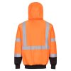 B315OBR5XL Portwest Hi-Vis kéttónusú kapucnis pulóver