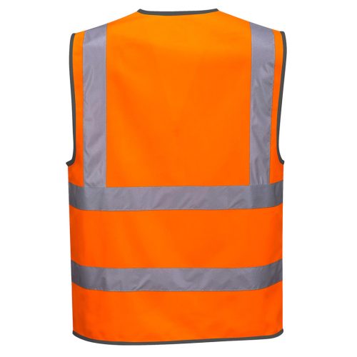 C375ORRXXL Portwest Hi-Vis cipzáras mellény
