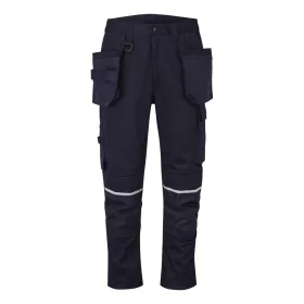   Portwest CD845 WX2 Stretch lengőzsebes nadrág, normál szárhossz, sötétkék