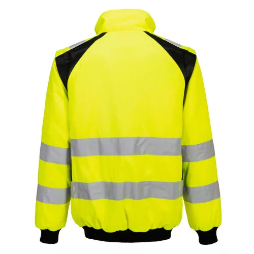 Portwest CD898 - WX2 Hi-Vis -in-1 Pilóta dzseki, sárga/fekete