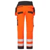 DX454OBR34 DX4 Hi-Vis nadrág lecipzározható lengőzsebbel