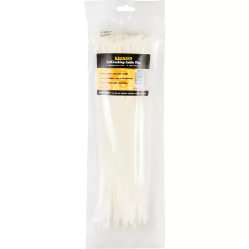 Edison. FEKETE KÁBELKÖTEGELŐ 7.6X450MM (PK-100)