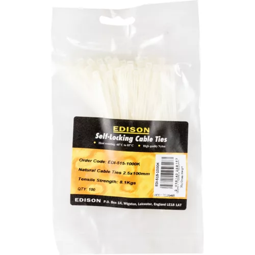 Edison. NATURAL KÁBELKÖTEGELŐ 2.5X100MM (PK-100)