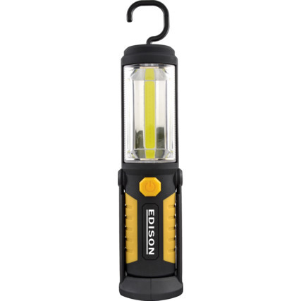 EDISON újratölthető munkalámpa, 5 w-os cob + 1 led