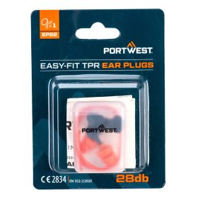 Portwest EP22 - Easy Fit TPR zsinóros (1 pár), narancs