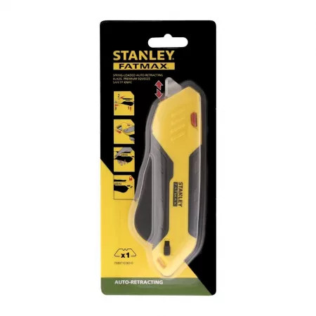Stanley Fatmax nyomókaros biztonsági kés, kétkomponensű nyéllel