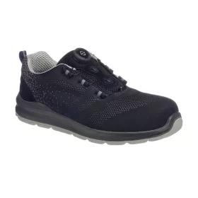   Portwest FT08 - Compositelite Wire Lace Biztonsági Cipő huzalos fűzőrendszerrel S1P - fekete/szürke
