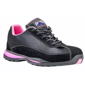   Portwest FW39 - Steelite női munkavédelmi cipő S1P - fekete/pink