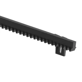   Fogasléc PVC-acélmagos, 27x20mm, 1 méter, 4db rögzítőfül, max. 300kg