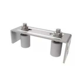 Vezetőgörgő pár hegeszthető 30 mm, fehér H/12-25