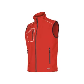 ISSALINE Snappy softshell mellény, piros