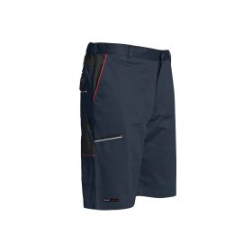 ISSALINE Boom stretch kevert szálas bermuda, sötétkék