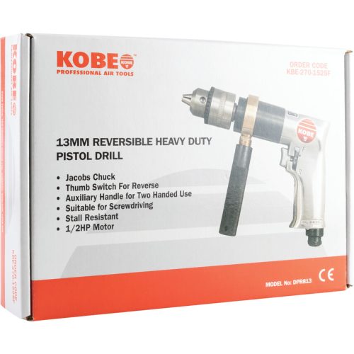 Kobe Red Line. DPR813 13MM IRÁNYVÁLTÓS NAGY TEJESÍTMÉNYŰ PISZTOLYFÚRÓ