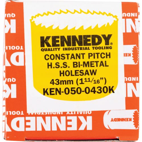 Kennedy 43MM (1.11/16") ÁLLANDÓ FOGOSZTÁSÚ BIMETÁL LYUKFŰRÉSZ