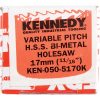Kennedy. 17MM (11/16") VÁLTOTT FOGOSZTÁSÚ BIMETÁL LYUKFŰRÉSZ