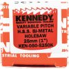 Kennedy. 25MM (1") VÁLTOTT FOGOSZTÁSÚ BIMETÁL LYUKFŰRÉSZ