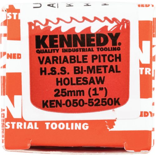 Kennedy. 25MM (1") VÁLTOTT FOGOSZTÁSÚ BIMETÁL LYUKFŰRÉSZ