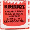 Kennedy. 37MM (1.7/16") VÁLTOTT FOGOSZTÁSÚ BIMETÁL LYUKFŰRÉSZ