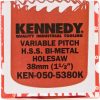 Kennedy. 38MM (1.1/2") VÁLTOTT FOGOSZTÁSÚ BIMETÁL LYUKFŰRÉSZ