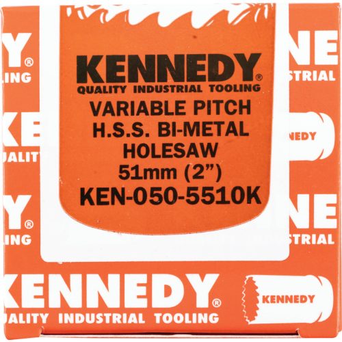 Kennedy. 51MM (2") VÁLTOTT FOGOSZTÁSÚ BIMETÁL LYUKFŰRÉSZ