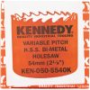 Kennedy. 54MM (2.1/8") VÁLTOTT FOGOSZTÁSÚ BIMETÁL LYUKFŰRÉSZ