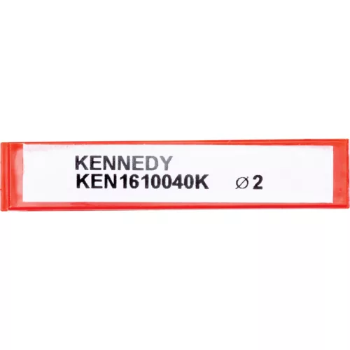 Kennedy. 2.0MM KÉTÉLŰ HENGERES SZÁRÚ KEMÉNYFÉM HOSSZLYUKMARÓ