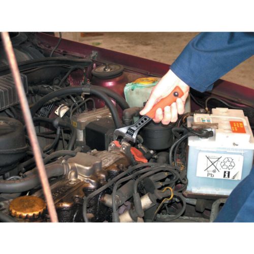 KENNEDY 150 mm / 6" puha fogású állítható csavarkulcs, foszfatált