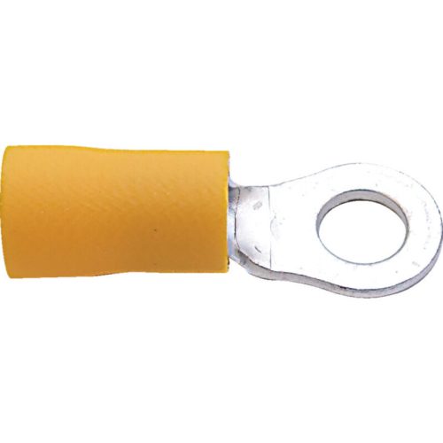 KENNEDY 10.00 mm sárga gyűrűs kábelsaru, 100 db/csomag