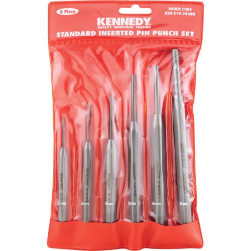 Kennedy. 6 DB-OS NORMÁL HOSSZÚ BETÉTES CSAPSZEGKIÜTŐ KÉSZLET