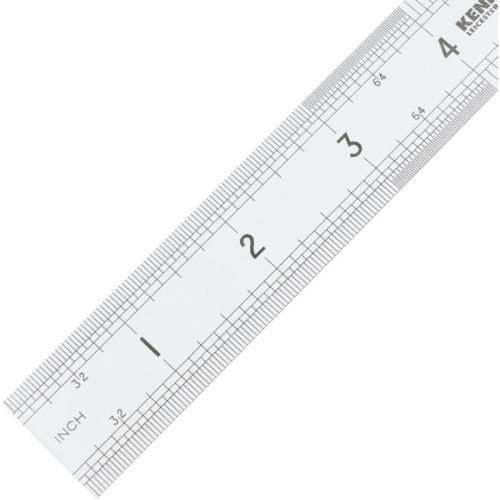 Kennedy. 300MM/12" MEREV ROZSDAMENTES VONALZÓ LEKEREKÍTETT VÉGGEL