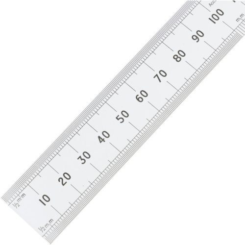 Kennedy. 300MM/12" MEREV ROZSDAMENTES VONALZÓ LEKEREKÍTETT VÉGGEL