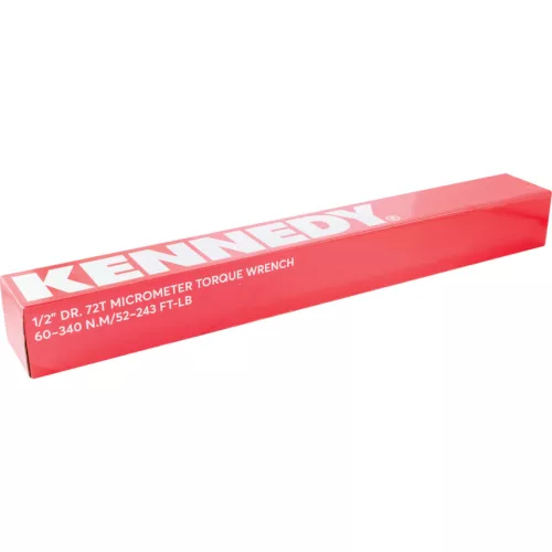 Kennedy 1/2"DR.72T NYOMATÉKKULCS 60~340N.M/ 52~243 FT-LB