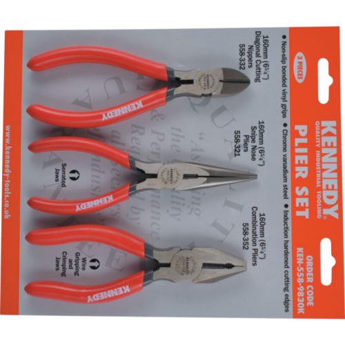 KENNEDY Professzionális fogókészlet, 3 részes