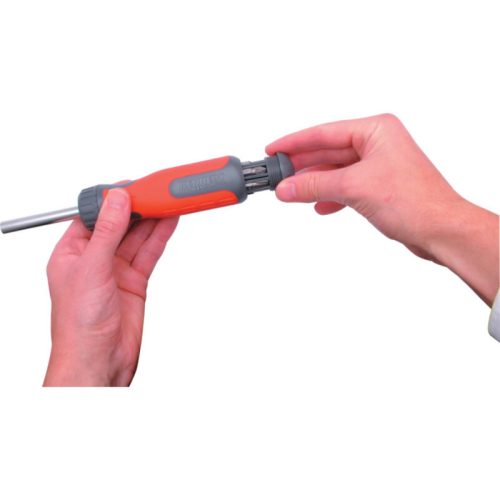 KENNEDY 1/4" racsnis hatszög bit behajtó + 10 db bit