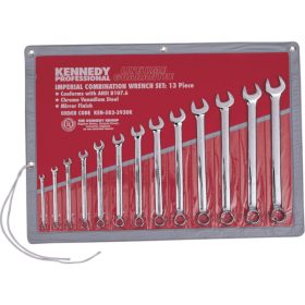   KENNEDY 1/4" - 1" A/F professzionális csillag-villáskulcs készlet, 13 részes